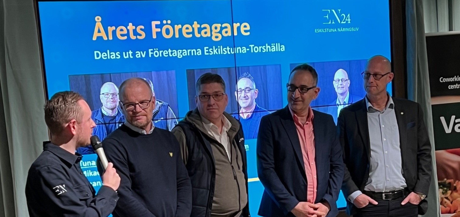 Peter Wall nominerad till rets Fretagare i Eskilstuna 2024